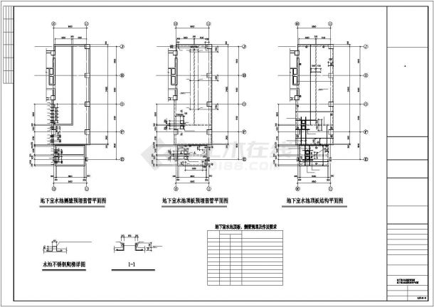 33层框剪核心筒结构商用楼结构施工图（裙房带车库）-图二