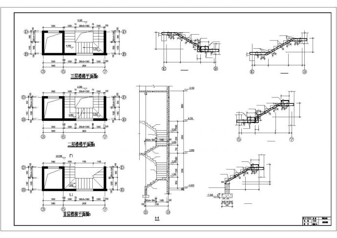 剪力墙结构私人自建别墅结构施工图（三层坡屋顶条形基础）_图1