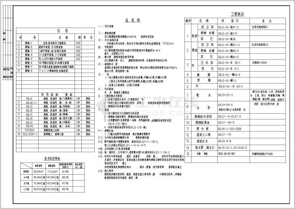 九层局部十层框架结构住宅楼结构施工图（含建施）-图一