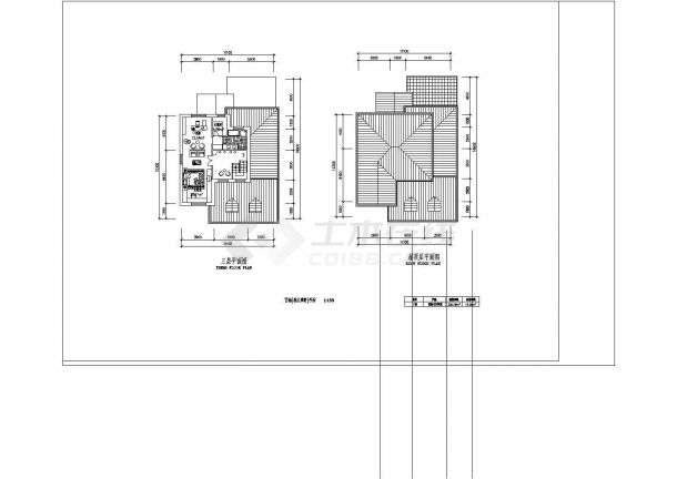 某335.08㎡三层独立别墅建筑方案图（高9.3米）-图二