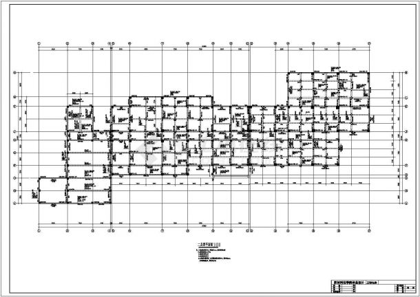 某8691平方米六层实验教学楼建筑结构方案图-图一