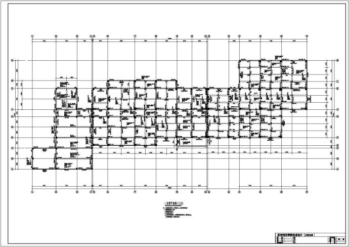 某8691平方米六层实验教学楼建筑结构方案图_图1
