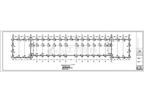 18米跨钢框架加工基地厂房结构施工图（独立基础）-图二