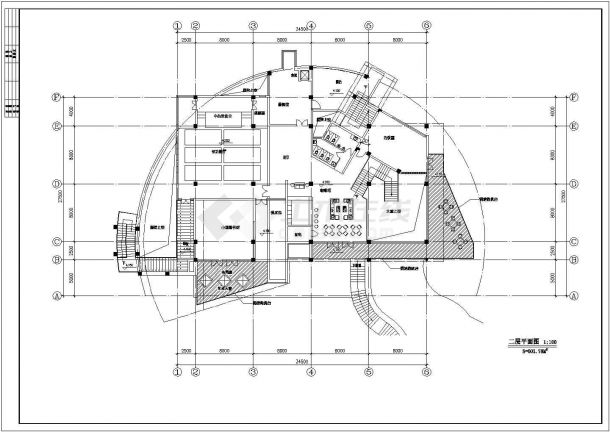 [北京]某别墅二层会所建筑方案图（含效果图）-图二