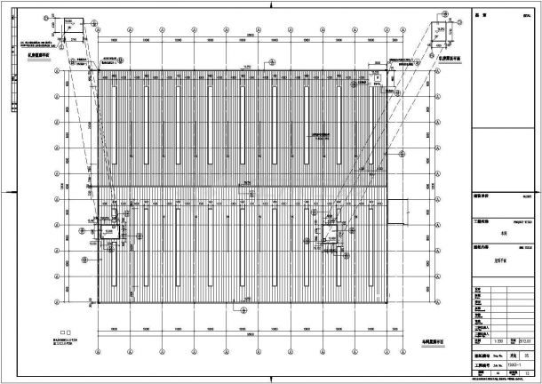 [江苏]13255.3㎡2层现代风格工厂车间建筑施工图VIP-图一