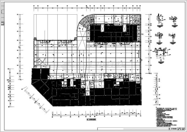 十七层框剪结构住宅楼结构施工图（桩基础）-图二