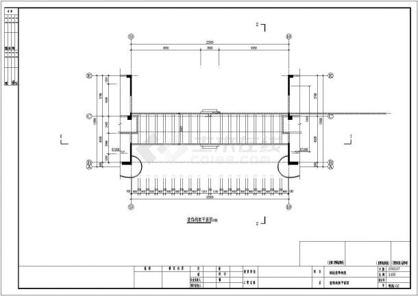 高档小区装饰构架钢桁架结构施工图（7度抗震）-图二