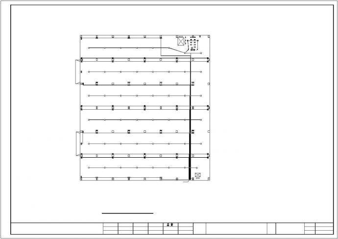 18米双坡三联跨厂房全套建筑结构施工图（6度抗震）_图1