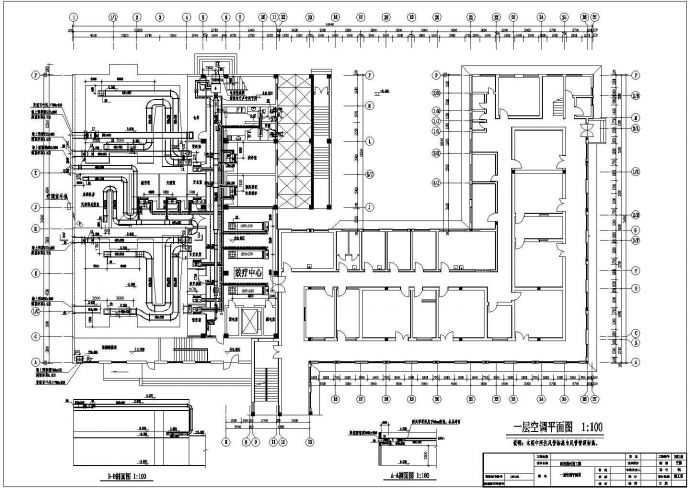 某六层医院改造工程的全套暖通设计施工图纸_图1