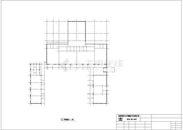 [南湖]某仿四合院建筑施工套图（生态型）-图二