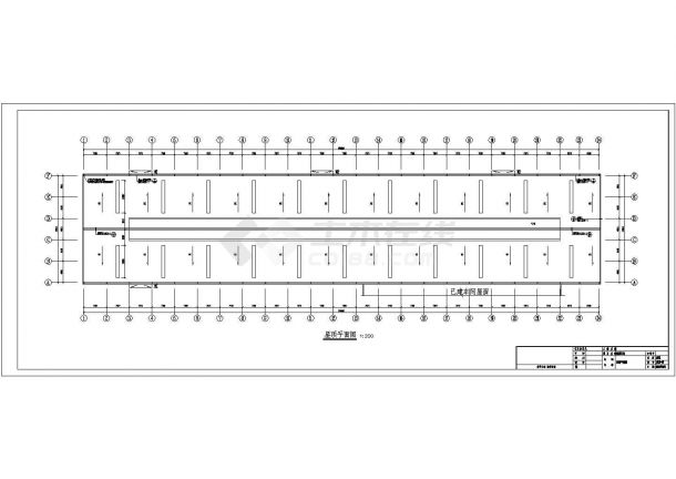 33米跨门式刚架厂房结构施工图（独立基础）-图二