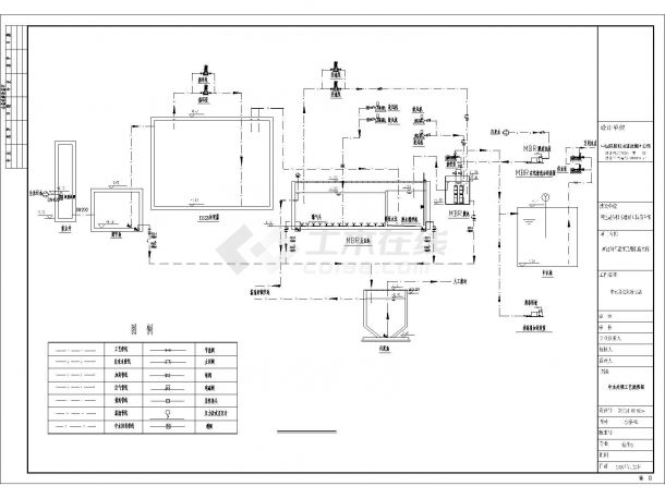 10吨膜生物反应中水设施建筑施工图（含中水站工艺图(水E膜)）VIP-图一