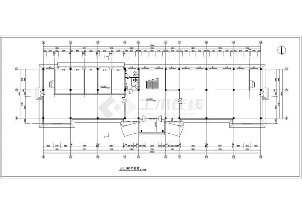 某厂区三层综合楼建筑方案图（有效果图）-图二
