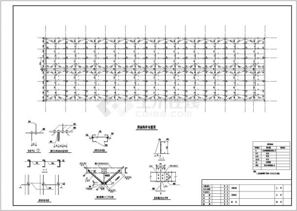19米跨门式刚架厂房结构施工图（独立基础）-图一