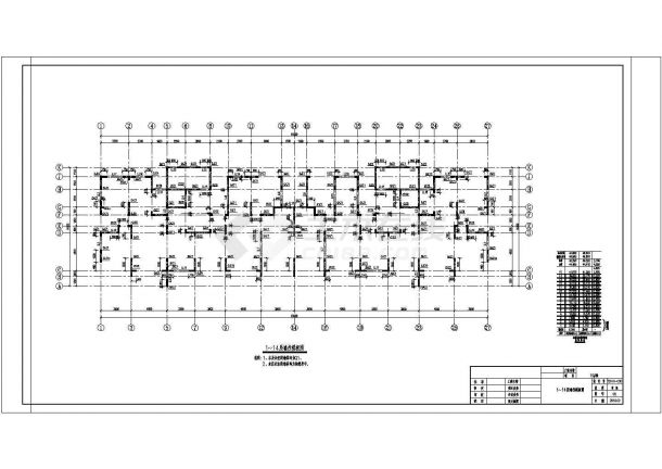 十五层剪力墙结构住宅楼结构施工图（桩基础）-图二