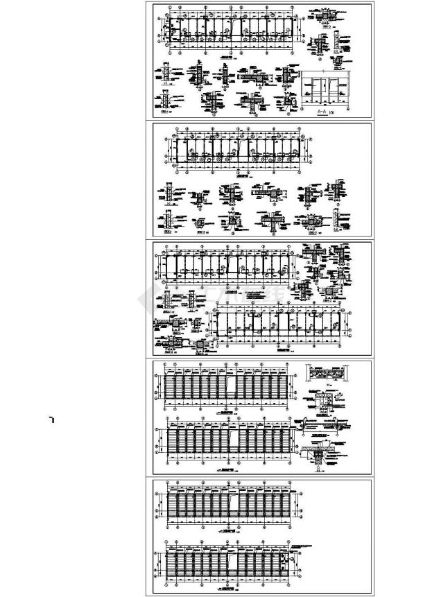 老建筑墙体加固立面和细节节点方案-图一