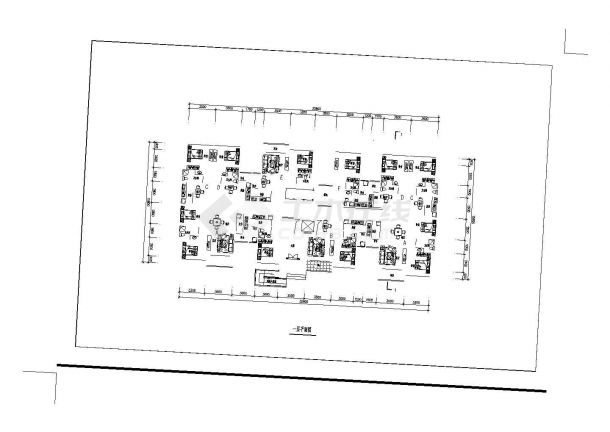 某地现代风格十层教师公寓建筑cad图（2套）-图二