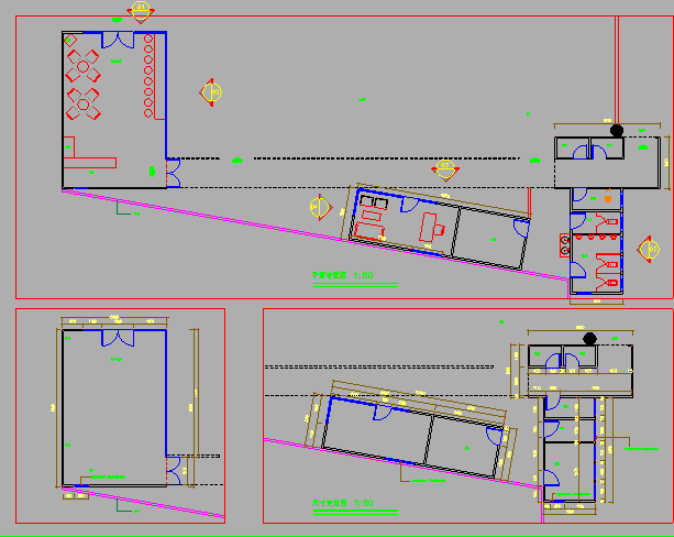 集装箱接待大厅设计CAD图_图1