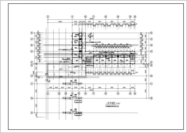 某2500㎡二层加油站建筑施工图-图二