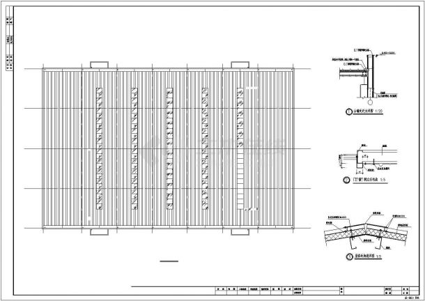 某独立基础钢结构综合仓库结构施工图-图二