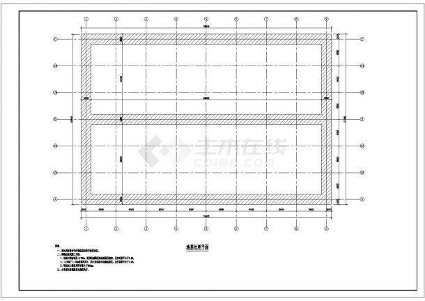 48米跨门式刚架厂房结构施工图（独立基础）-图二