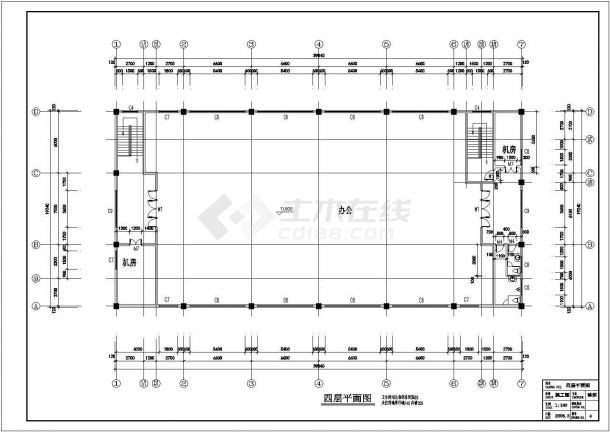 [上海]某四层工业厂房建筑方案图-图二