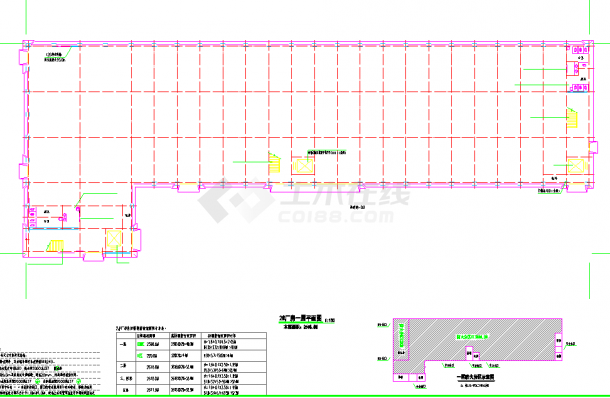 东霖纺织产业经济园1-2#车间建筑设计图-图二