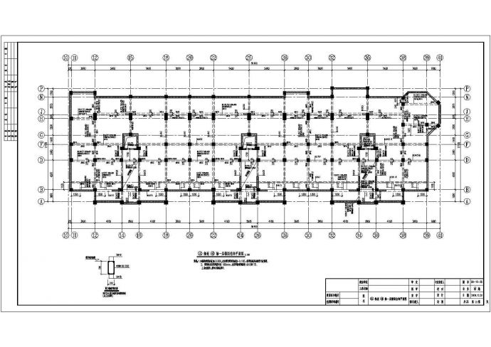 某地七层底框结构商住楼结构设计施工图_图1