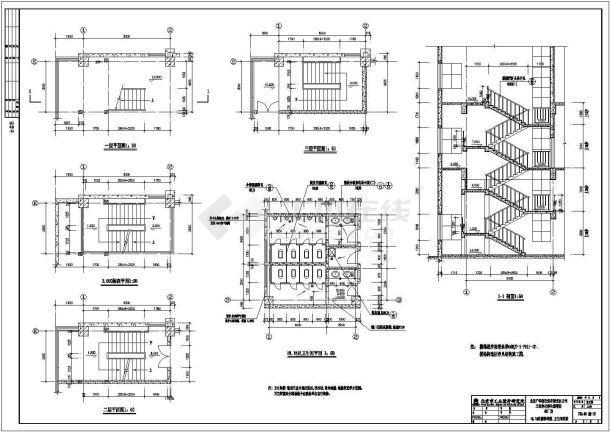 [北京]某6045.0㎡科技孵化器项目5号厂房建筑施工图-图一