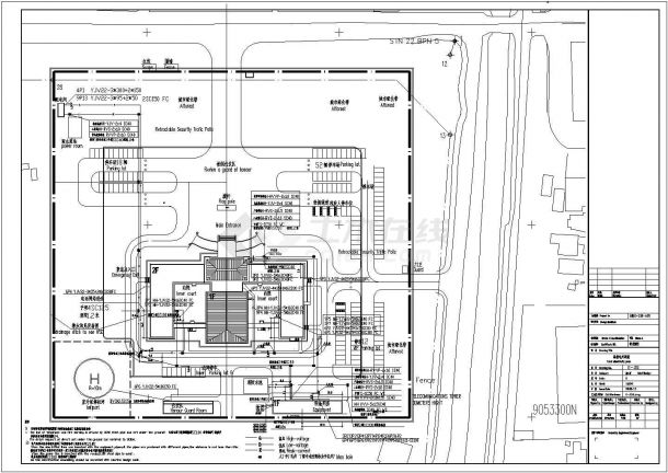 某二层大型行政办公楼电气设计施工图-图二