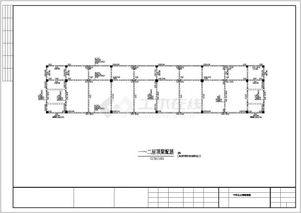 安徽某四层框架小学教学楼结构施工图-图二