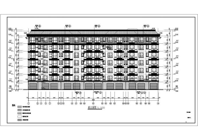 七层砌体结构单元式住宅楼结构施工图（含建施）_图1