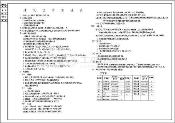 三层砌体结构别墅建筑结构施工图（条形基础坡屋面）-图一