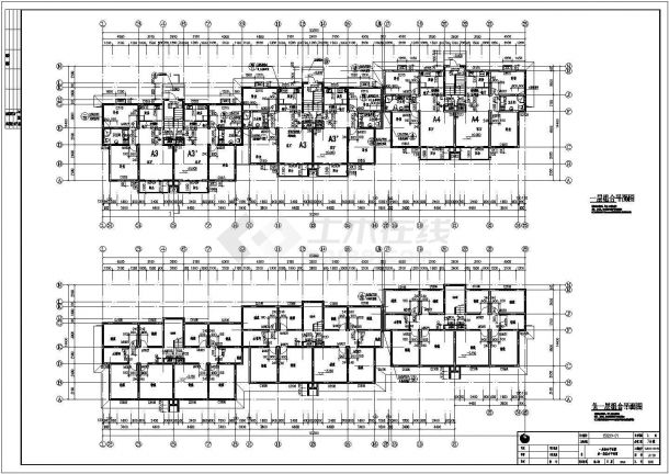 六层砖混结构住宅楼结构施工图（含地下车库、建筑施工图）-图二