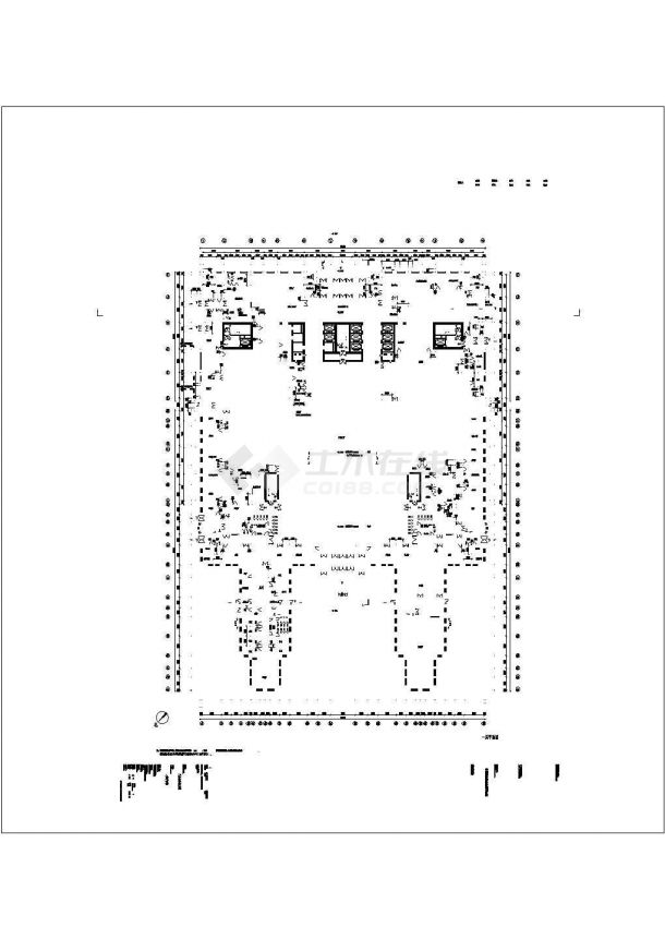 某市28层医院建筑全套设计CAD布置图-图一