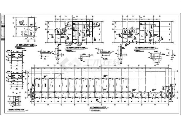 新化县十九层框架结构医院结构施工图（带地下室）-图一