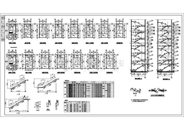 新化县十九层框架结构医院结构施工图（带地下室）-图二