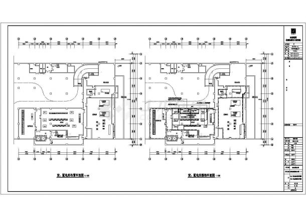 一栋7层商业综合楼电气设计施工图-图一
