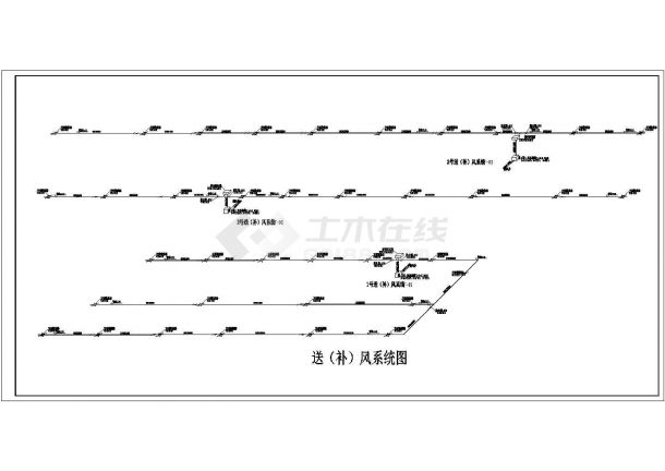 某中小型地下车库通风及防排烟设计图纸-图二