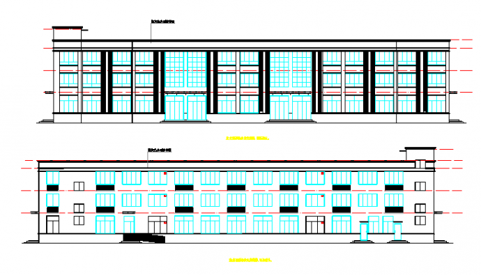 某厂区带有独立卫生间宿舍楼建筑设计图_图1