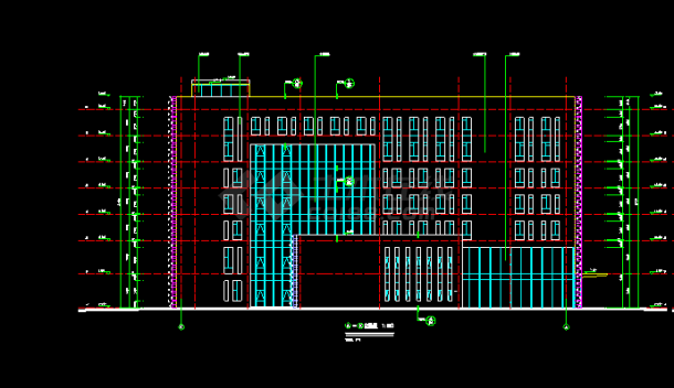 某地原子能科学研究院科技办公楼框架剪力墙施工图（含结构及人防功能）-图二