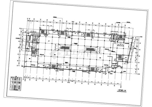 某地现代风格十层大型商场建筑扩初图（共23张）-图二