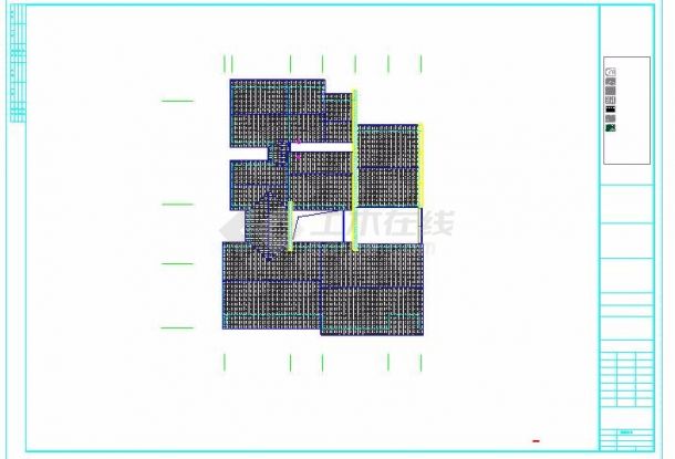 [成都]洛带文化艺术村某街区小镇住宅（6号楼）建筑cad图-图二