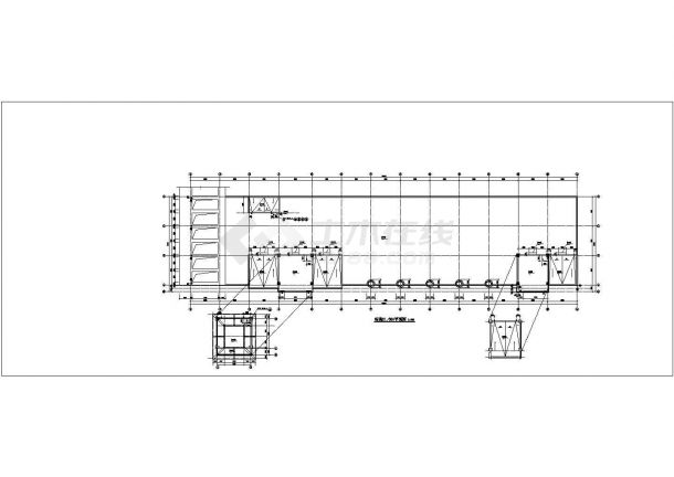 [北京通州]某工业开发区研发展示中心配套商业建筑cad图（钢筋混凝土结构框架剪力墙）-图二