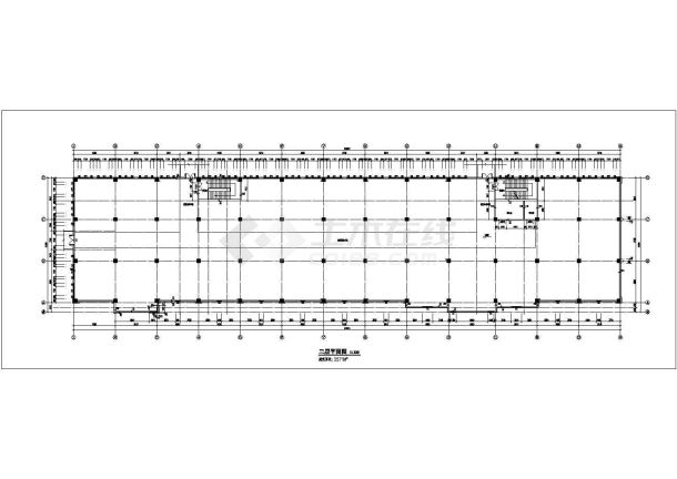 北京某工业开发区研发展示中心配套商业建筑cad图（欧陆风格）-图二
