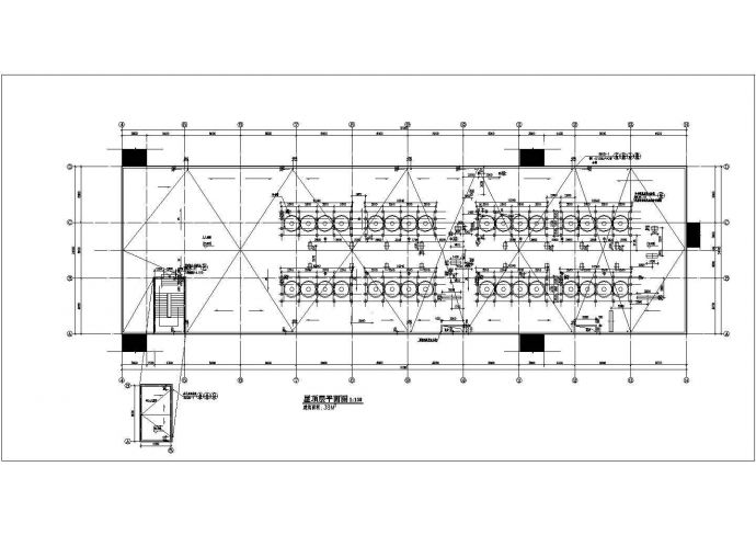 [北京通州]某工业开发区研发展示中心配套框架剪力墙商业建筑扩初图（7号楼_图1