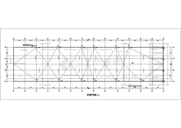 [北京通州]某工业开发区研发展示中心配套框架剪力墙商业建筑扩初图（8号楼）-图一