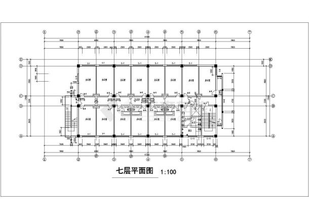  Construction drawing of a hotel commercial and residential building (frame shear wall reinforced concrete structure) - Figure 2