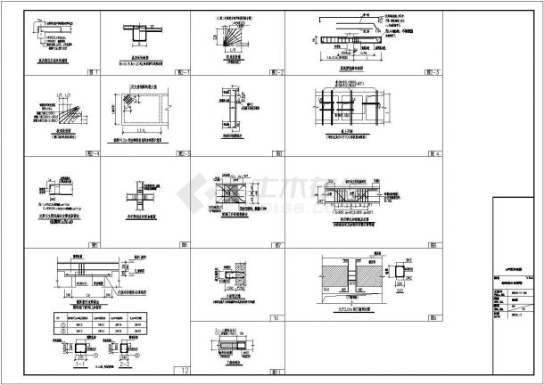 新农村拆迁安置小区砌体住宅结构施工图（条形基础）-图二