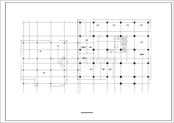 [毕业设计]某10500㎡十层现代综合性办公楼建筑结构施工图-图二